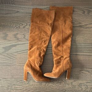 Aldo Tan Suede Over-the-Knee Boots